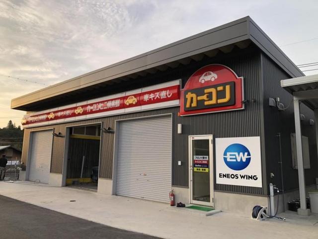 スバル XV フロントバンパーとその横フェンダーキズ・へこみ直し 宇部市 カーコンビニ倶楽部