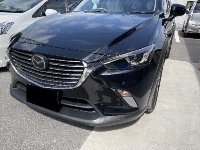 マツダ CX-5 フロントバンパーキズ・へこみ直し 宇部市 カーコンビニ倶楽部