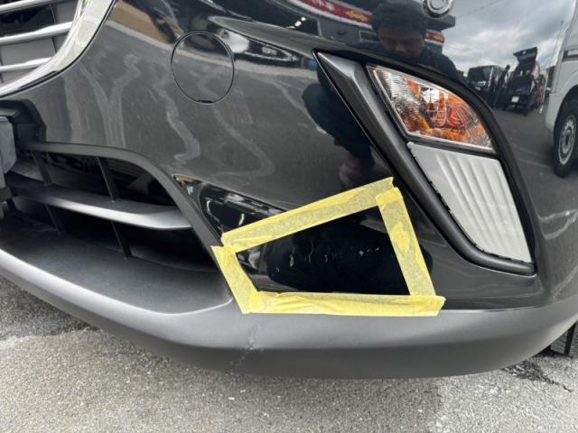 マツダ CX-5 フロントバンパーキズ・へこみ直し 宇部市 カーコンビニ倶楽部