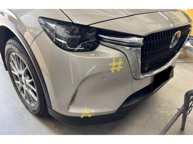 マツダ　ＣＸ－６０　フロントバンパーキズ・へこみ直し　宇部市　カーコンビニ倶楽部