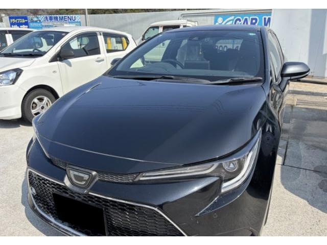 トヨタ カローラスポーツ 飛び石による塗装剥がれ ボンネットキズ・へこみ直し 宇部市