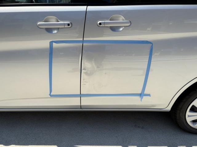 スズキ　ソリオ　左側　前後ドア　キズ・へこみ直し　横浜市都筑区　板金塗装