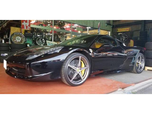 フェラーリ 458イタリア オイル交換、タイヤ交換 姶良市 加治木 蒲生 鹿児島市 霧島市 国分 隼人 溝辺 日置市 薩摩川内市 さつま町 鹿屋市 他地域のお客様も大歓迎です!
