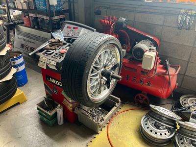 大口径タイヤもおまかせください