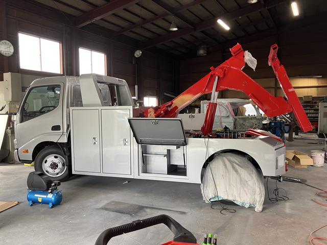 レッカー車製作も行っており、全国のレッカー業者様からの相談も多数あります。