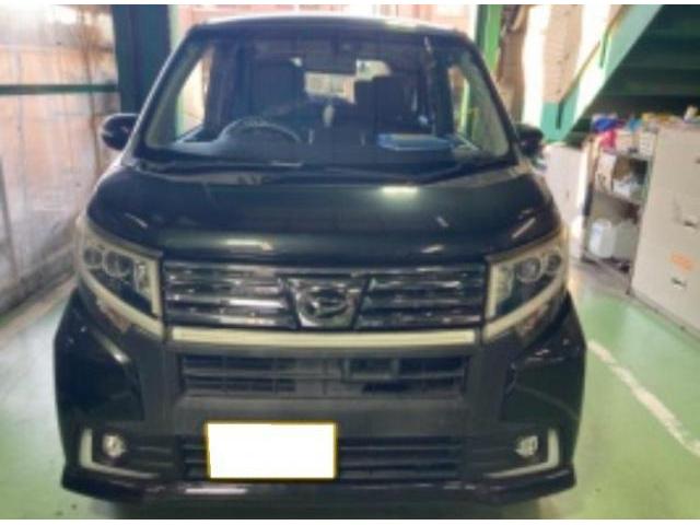 ダイハツ ムーヴ フロントガラス 交換修理【岡山県 岡山市で傷・ヘコミ修理、事故、鈑金修理、ガラス修理の事ならユアサ自動車へお問合わせ下さい!】