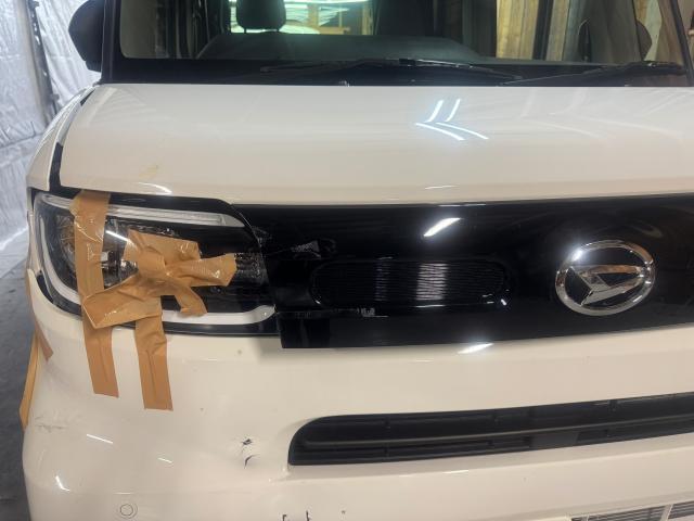 ダイハツ タント キズ・へこみ直し 傷修理 えぐれ修理 自損事故板金塗装 板金修理 代車無料 板金見積もり無料 名古屋市西区 名古屋市 清須市 春日井市 長久手市 瀬戸市 尾張旭市 カスタム