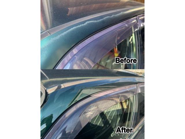 ダイハツ ミラジーノ 塗装 塗装剥がれ クリア剥げ 塗装 名古屋市 名古屋市西区 清須市 春日井市 長久手市 瀬戸市 尾張旭市 愛知県全域 愛知県 鈑金塗装 カスタム 見積もり無料 代車無料