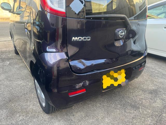 日産 モコ 板金・外装補修 キズ・へこみ直し 全塗装 名古屋市 名古屋市西区 清須市 春日井市 瀬戸市 尾張旭市 長久手市 鈑金塗装 カスタム 見積もり無料 代車無料