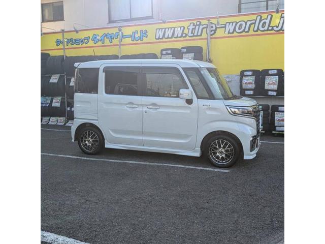 スズキ　スペーシア　新品タイヤ　ブリヂストン ニューノ 155/65R14　4本交換【福山市　府中市　神石高原町　井原市　笠岡市　持込でのタイヤ交換大歓迎受付中！Web予約もOK！！】
