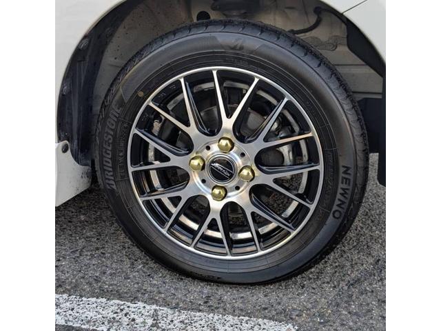スズキ　スペーシア　新品タイヤ　ブリヂストン ニューノ 155/65R14　4本交換【福山市　府中市　神石高原町　井原市　笠岡市　持込でのタイヤ交換大歓迎受付中！Web予約もOK！！】