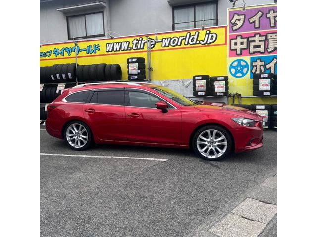 マツダ　アテンザワゴン　中古タイヤ　ヨコハマ　ブルーアースRV03 225/45R19　4本交換【福山市　府中市　神石高原町　井原市　笠岡市　持込でのタイヤ交換大歓迎受付中！Web予約もOK！！】