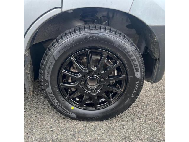 ダイハツ　ハイゼットバン　新品タイヤ　ブリヂストン ブリザック VRX3 155/70R12　4本交換【福山市　府中市　神石高原町　井原市　笠岡市　持込でのタイヤ交換大歓迎受付中！Web予約もOK！！】