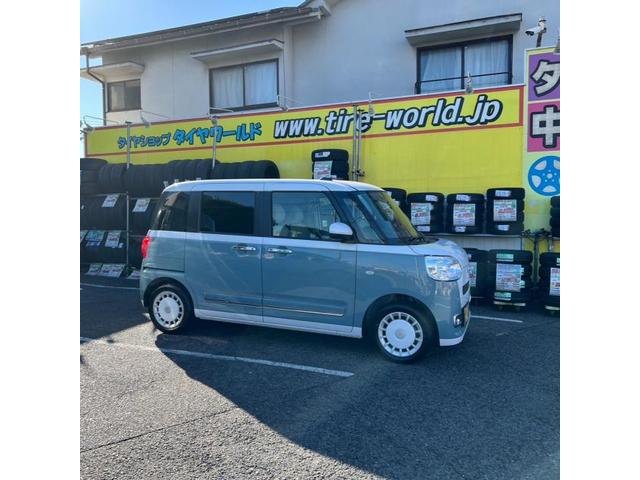 ダイハツ　ムーヴキャンバス　新品タイヤ　ミネルバ　オールシーズンマスター 155/65R14　4本交換【福山市　府中市　神石高原町　井原市　笠岡市　持込でのタイヤ交換大歓迎受付中！Web予約もOK！！】