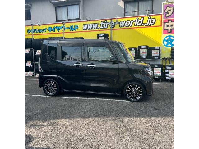 ダイハツ　タントカスタム　　新品タイヤのグッドイヤー　エフィシェントグリップ　165/55R15の4本に交換【福山市　府中市　神石高原町　井原市　笠岡市　持込でのタイヤ交換大歓迎受付中！Web予約もOK！！】