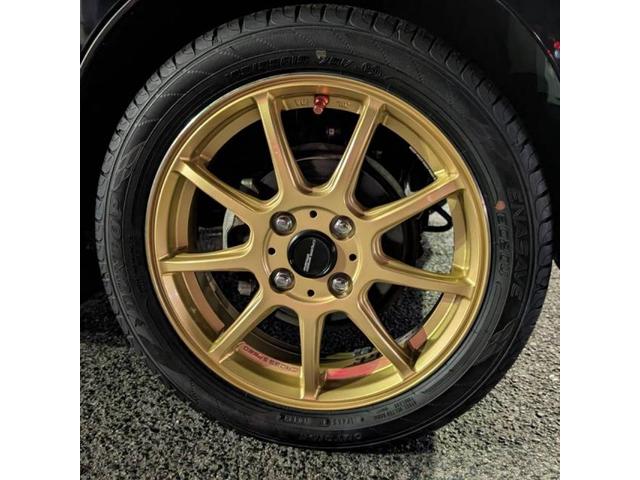 スズキ　エブリイ　中古ホイールのクロススピード＋ダンロップエナセーブ EC204　165/55R15の中古ホイールタイヤセット4本に交換【福山市　府中市　神石高原町　井原市　笠岡市　持込でのタイヤ交換大歓迎受付中！Web予約もOK！！】