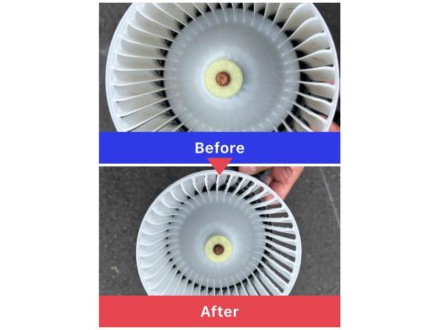 ダイハツ タント カーエアコンクリーニング 名古屋市 守山区 エバポレータ洗浄 軽自動車 エアコン洗浄