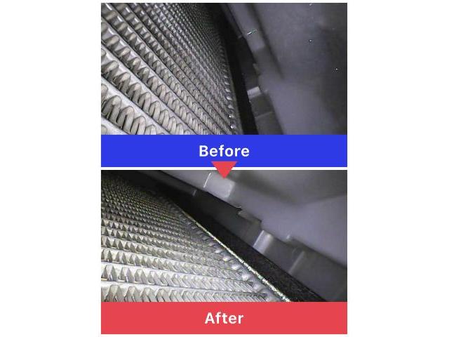 ダイハツ タント カーエアコンクリーニング 名古屋市 守山区 エバポレータ洗浄 軽自動車 エアコン洗浄