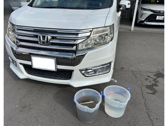 ホンダ　ステップワゴン　カーエアコンクリーニング　エバポレーター洗浄　臭い　カビ　各務原　岐阜　犬山　小牧　岩倉　カーエアコン　高圧洗浄　ホンダ　ステップワゴン