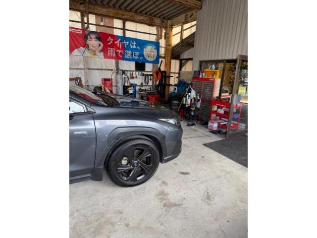 スバル　クロストレック　ホイール・タイヤ交換
ローテーション 窒素ガス充填