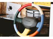 レザーステアリングの張替も対応しております！