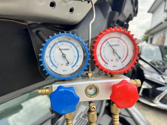 スズキ　スペーシアカスタム　エアコン　エアコンコンプレッサー　ベルト交換　キュルキュル　ベルト鳴き　レッカー　レンタカー　代車無料　茨城県　古河市　坂東市　下妻市　埼玉県　幸手市　久喜市　