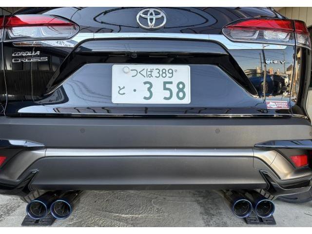 カローラクロス　マフラー交換　ガナドール　カスタム　持込　O2センサー　吸気　排気　左右2本出し　4本出し　レッカー　レンタカー　代車無料　茨城県　古河市　坂東市　境町　八千代町　五霞町　結城市　下妻市　つくば市　土浦市　小山市　野木町