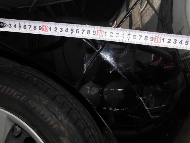 ホンダ　フィット　左リアクォーター　リアバンパー　キズ・へこみ直しトヨタ　板金・外装補修　事故修理　粕屋町　糟屋郡　福岡市東区　中央区　西区　早良区　南区　城南区　博多区　志免町　須恵町　新宮町　宇美町　篠栗町　久山町　春日市