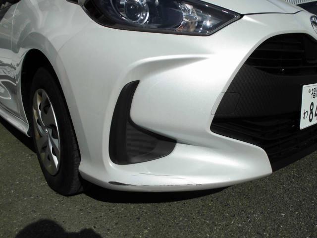 トヨタ　ヤリス　板金・外装補修　事故修理　キズヘコミ直し　塗装　粕屋町　糟屋郡　福岡市東区　中央区　西区　早良区　南区　城南区　博多区　志免町　須恵町　新宮町　宇美町　篠栗町　久山町　春日市　大野城市　太宰府市