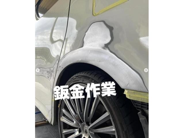 トヨタ　３０　アルファード　鈑金塗装　キズ　へこみ　凹み　修理 直し【鈑金　塗装　ペイント　カスタム　事故修理　株式会社Ｋ’ｓＢｏｄｙ＋　ケーズボディプラス　徳島市　小松島市　阿南市　鳴門市】
