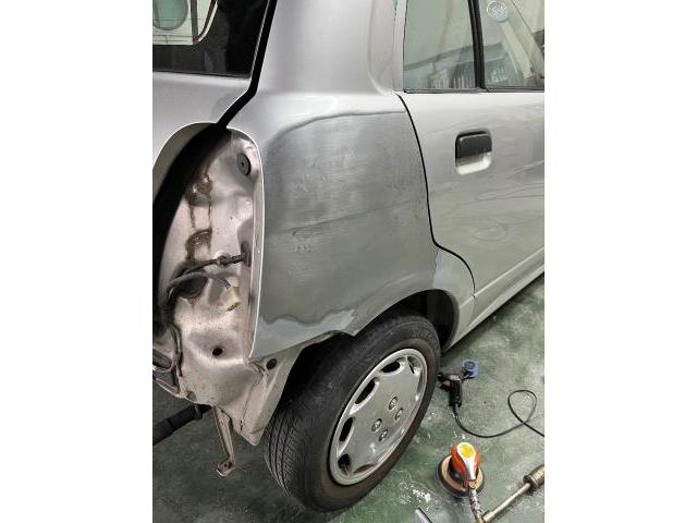 ダイハツ　ミラ　キズ・へこみ直し　修理　古賀　新宮　福津　久山　篠栗　粕屋