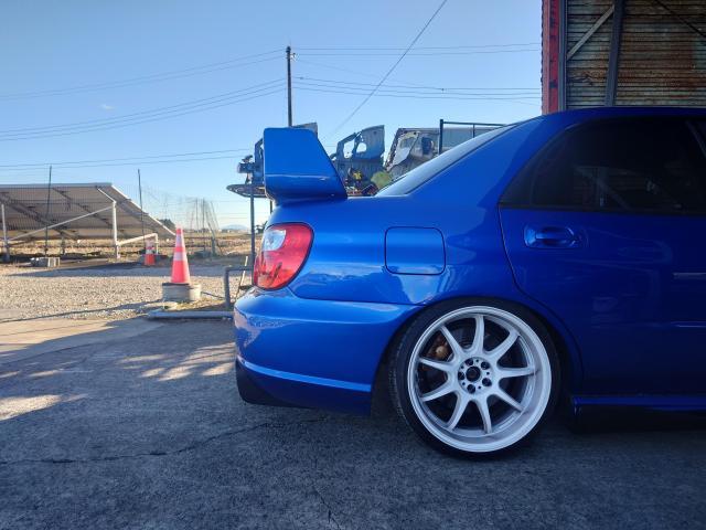 スバル　インプレッサ　WRX　STI　GDB　GDA　涙目　リップスポイラー取付　栃木県　宇都宮市　日光市　さくら市
氏家　鹿沼市