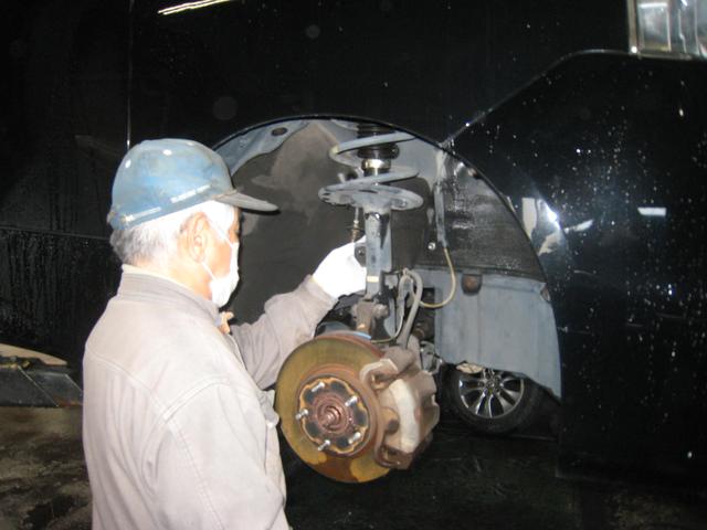 車検　整備　スタビリンクロッド交換