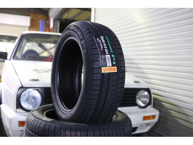 ゴルフ3GTI　タイヤ交換　【フォルクスワーゲンの車検・修理は名古屋の”VW専門店”スズキワークスにおまかせください。】 