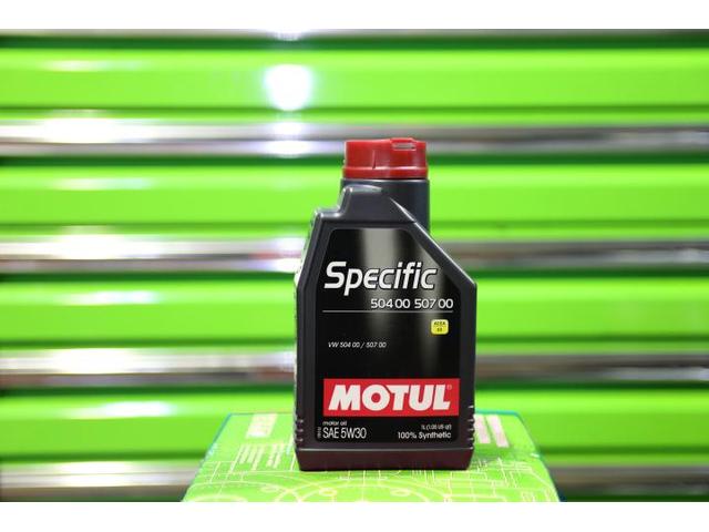 アップ！　MOTUL  SPECIFIC 504 00-507 00   5W30（メーカーアプルーバルVW50400）
