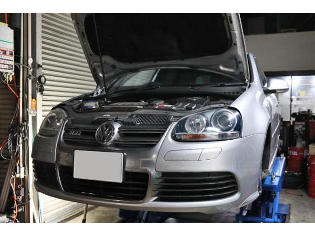 ゴルフ５Ｒ３２　車検整備　タイヤ交換