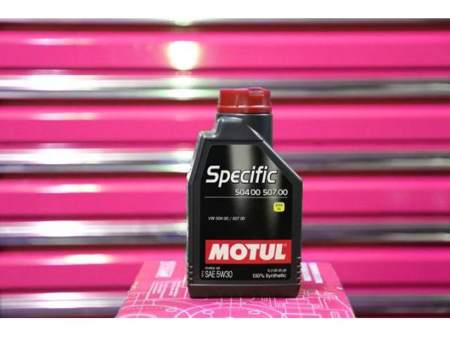 ゴルフ７　MOTUL  SPECIFIC 504 00　507 00
