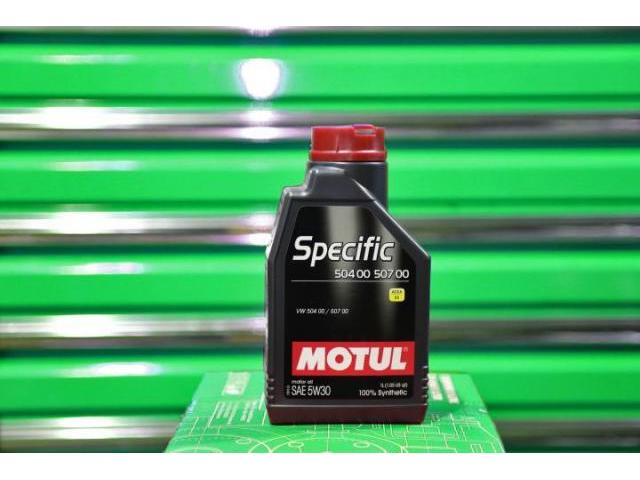 ゴルフ７　MOTUL  SPECIFIC 504 00　507 00
