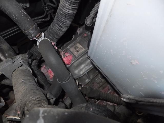 トヨタ　ラクティス　水漏れ修理