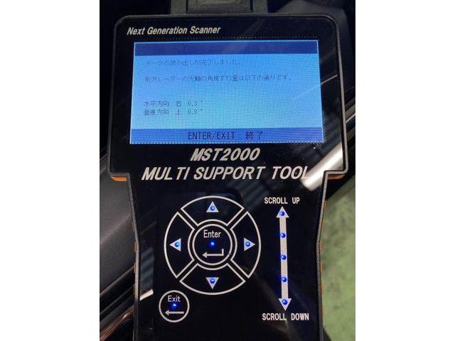 30後期アルファード　車高調取り付け後エーミング作業2