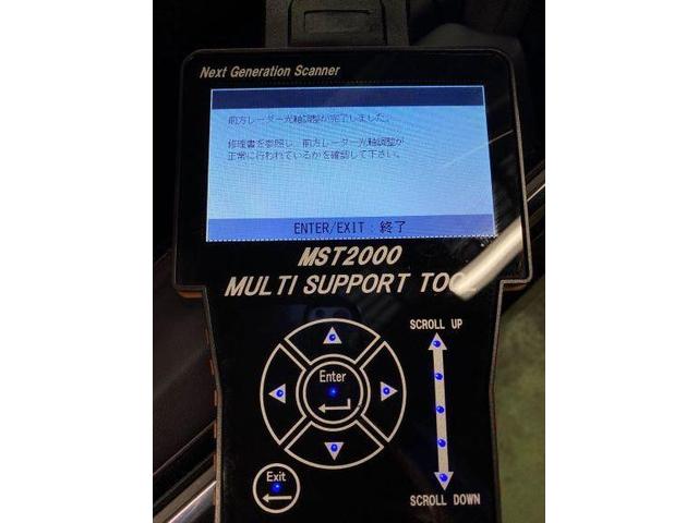 30後期アルファード　車高調取り付け後エーミング作業2