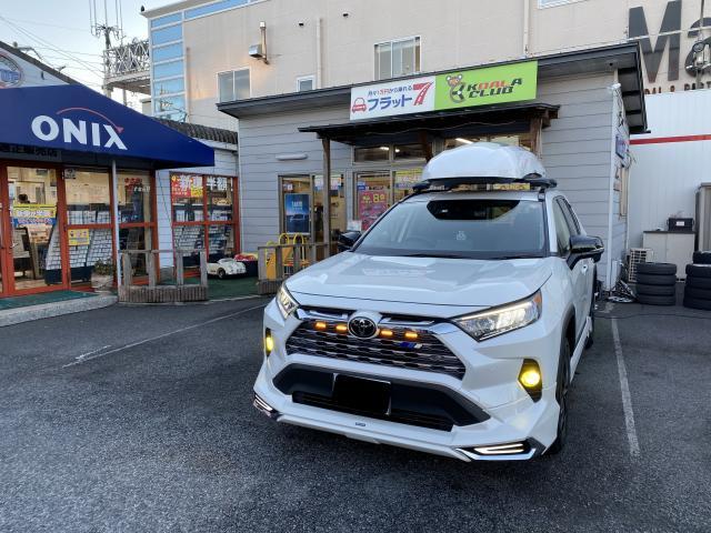 RAV4　グリルマーカー取り付け