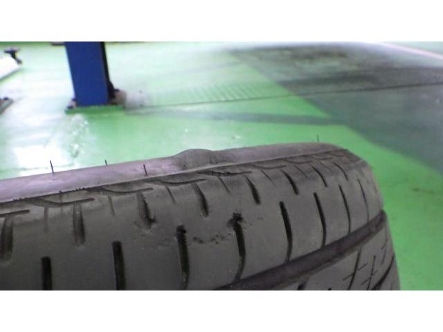 トヨタ　ラクティス　車検整備　岡崎市からご来店のお客様　タイヤ交換　普通車　岡崎市　幸田町　安城市　蒲郡市　豊田市　西尾市