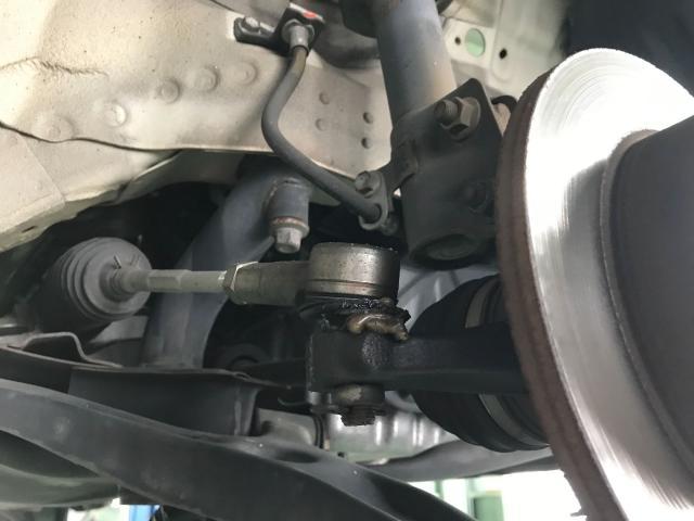 スズキ　アルト　法定12か月点検　岡崎市からご来店のお客様　タイロッドエンドブーツ交換　軽自動車　岡崎市　西尾市　安城市　蒲郡市　幸田町　豊田市