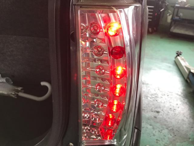 三菱　ｅＫスポーツ　車検整備　幸田町からご来店のお客様　テールランプ交換　軽自動車　岡崎市　豊田市　蒲郡市　安城市　幸田町　西尾市