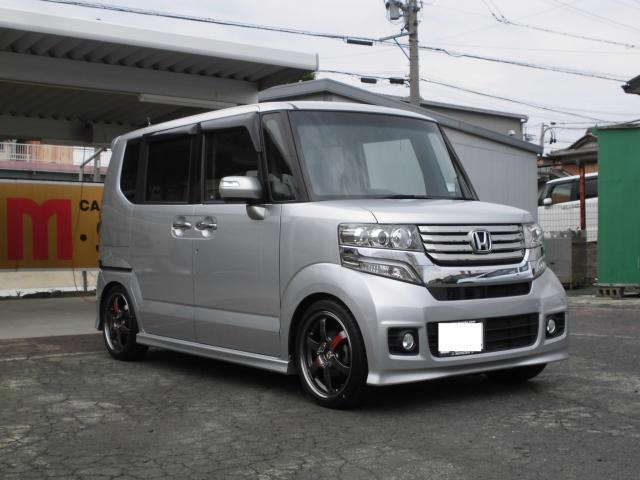 JF1ホンダN-BOXカスタムにTE37SLソニックを装着 JF1ホンダN-BOXカスタムにTE37SLソニックを装着