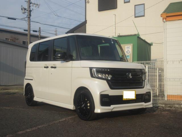 Ｙ様Ｎ－ＢＯＸカスタム、ナビ配線を変更・ボディーコーティングをして納車です。