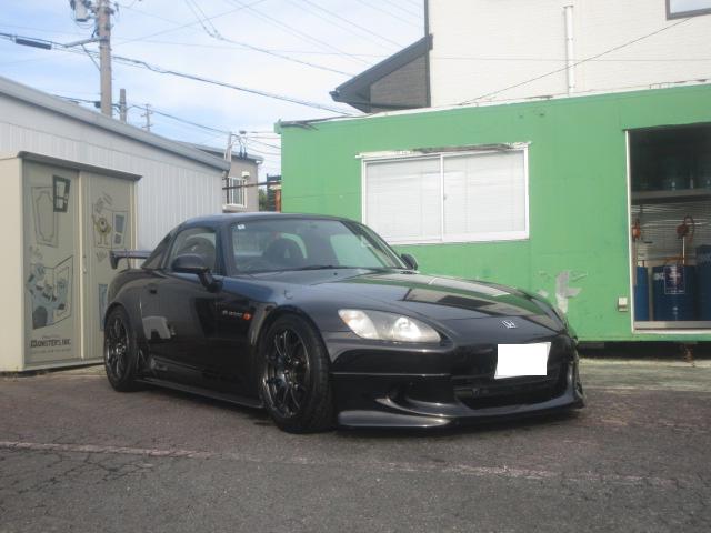 K様S2000、フロントロアアームやボールジョイントなどの交換が追加です。