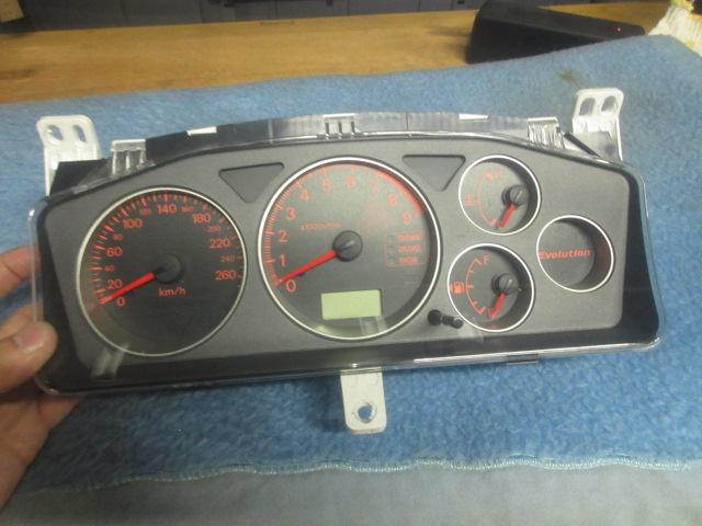 Ｙ様ＣＴ９Ａランエボ８、京都より車検のご依頼でまずはメーターバルブやパネル交換。