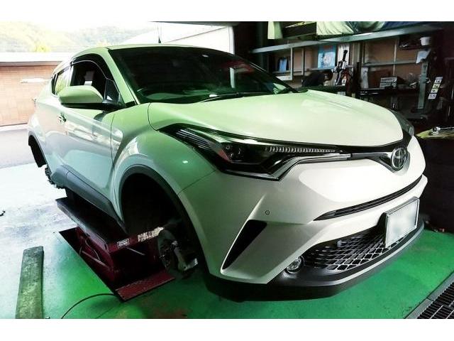 TOYOTA　トヨタ　C-HR　１７インチ　タイヤ交換　岐阜県　岐阜市　クラブオート　アップルクラブ　車カスタムチャンネル　アップルクラブブログ